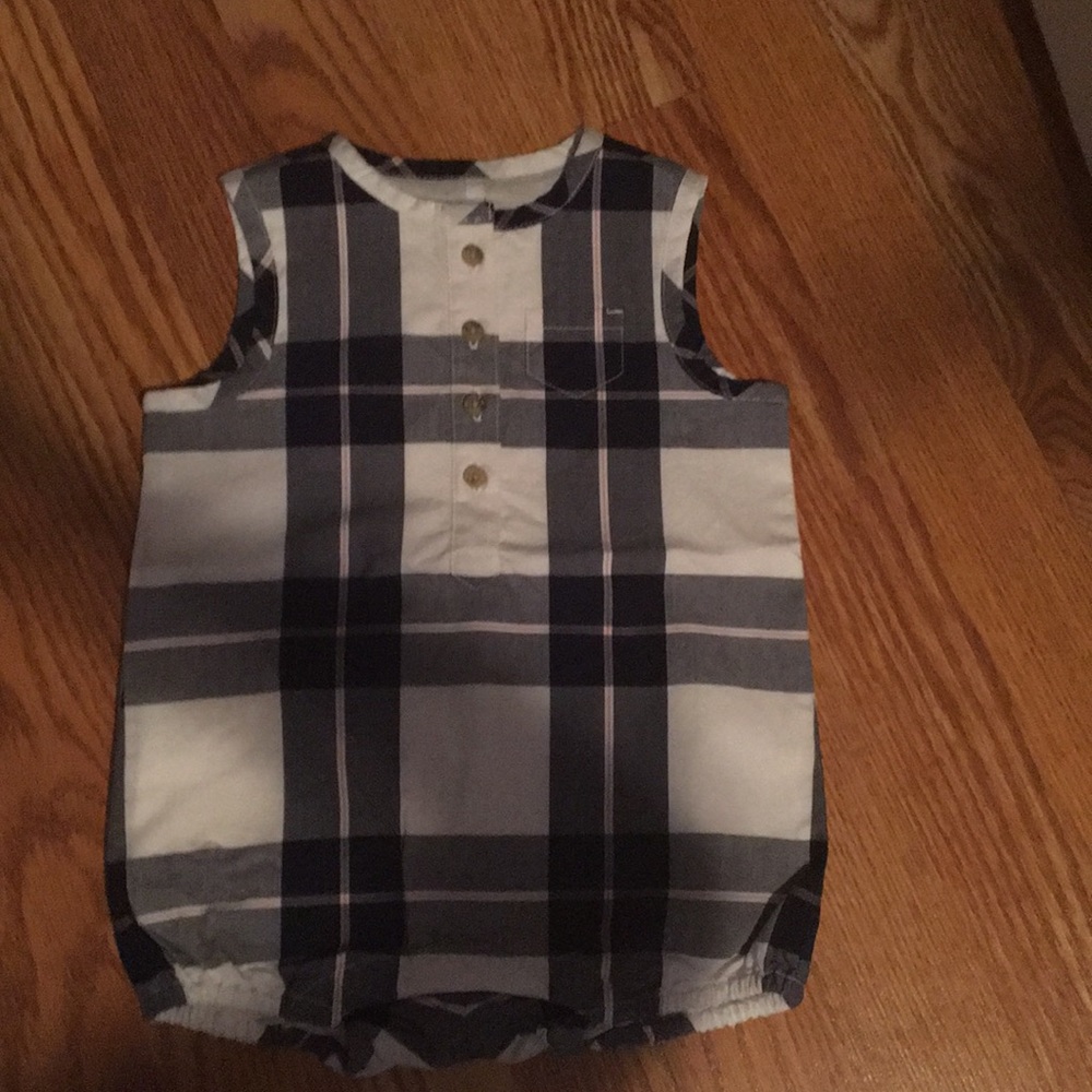 Janie and Jack one piece bubble romper